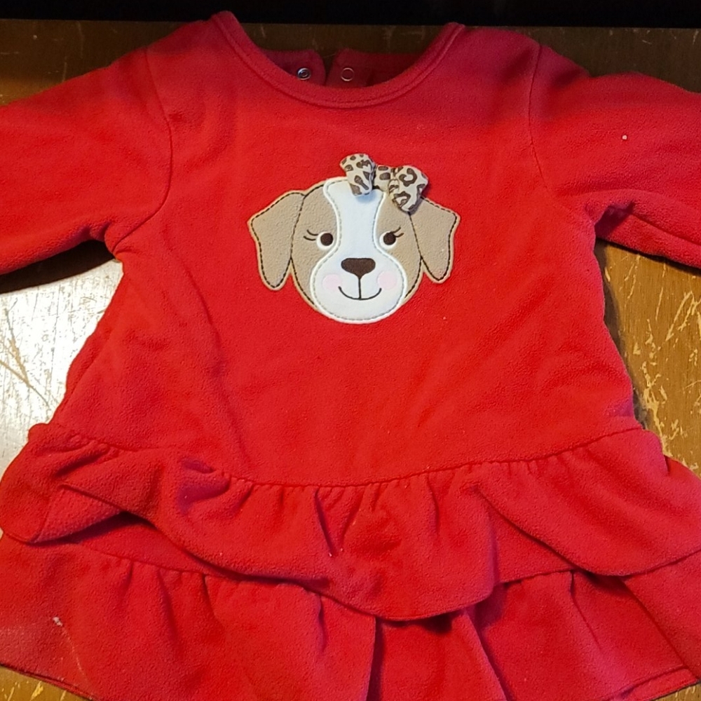 Carter's Child of Mine Red Sweater 24 Months